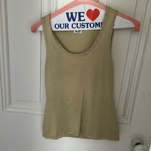Missoni gold metallic tank. Size IT 40 or USA 4.